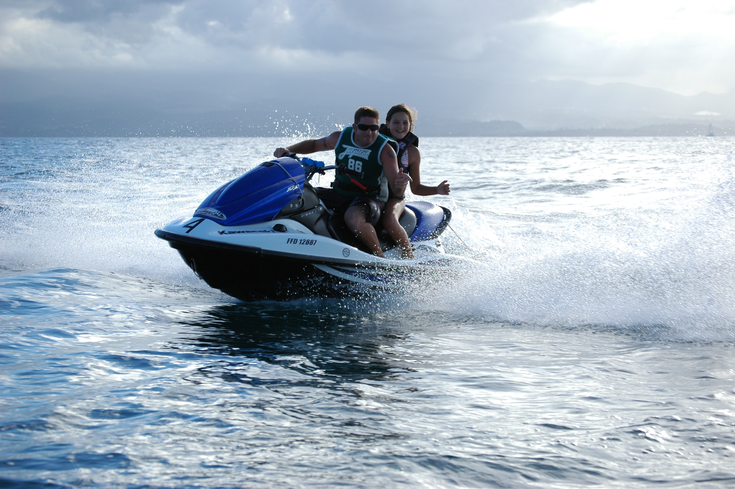 Do a thorough inspection of the Jet Ski to make sure everything is in tip-t...